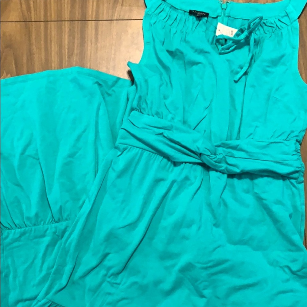 Teal Talbots maxi dress